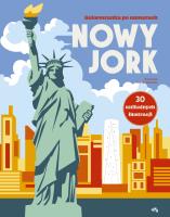 Nowy Jork. Kolorowanka po numerach. Autor: illustratrice Zoe. SmakLiter.pl Okładka książki Nowy Jork. Kolorowanka po numerach