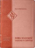 Okładka książki Nowy Testament NPD, róż wenecki z paginatorami