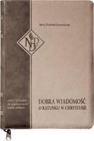 Okładka książki Nowy Testament NPD suwak paginatory beżowy