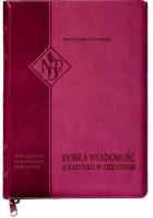 Okładka książki Nowy Testament NPD suwak paginatory różowy