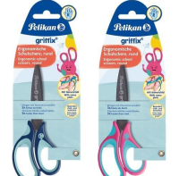 Opakowanie Nożyczki Griffix praworęczne 14cm mix