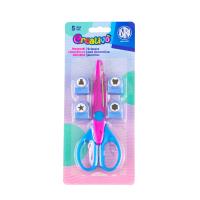 Nożyczki i dziurkacze ozdobne 2 ASTRA Creativo - 5 el.. Wydawca: ASTRA art-pap. SmakLiter.pl Opakowanie Nożyczki i dziurkacze ozdobne 2 ASTRA Creativo - 5 el.