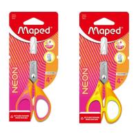Nożyczki szkolne Neon Soft 13cm mix MAPED. Wydawca: Maped. SmakLiter.pl Opakowanie Nożyczki szkolne Neon Soft 13cm mix MAPED
