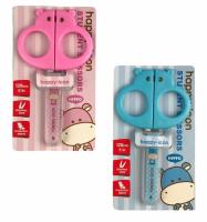 Nożyczki szkolne Soft Touch mix 13,5cm DELI. Wydawca: DELI. SmakLiter.pl Opakowanie Nożyczki szkolne Soft Touch mix 13,5cm DELI