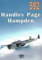 Nr 592 Handley Page Hampden. Autor: Janusz Ledwoch. SmakLiter.pl Okładka książki Nr 592 Handley Page Hampden