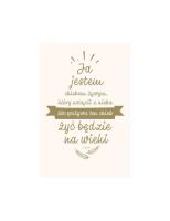 NT z infografikami A5 srebr. tł. Ja jestem chlebem. Autor:   Praca zbiorowa. SmakLiter.pl Okładka książki NT z infografikami A5 srebr. tł. Ja jestem chlebem