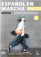 Okładka książki Nuevo Espanol en marcha basico A1+A2 ćw. + kod