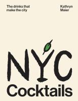 Okładka książki NYC Cocktails