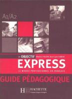 Okładka książki Objectif Express 1 A1/A2 guide