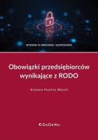 Okładka książki Obowiązki przedsiębiorców wynikające z RODO w.3