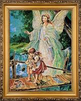 Opakowanie Obraz Haftowany Anioł Stróż 27x22cm