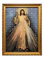 Opakowanie Obraz Haftowany Jezus Miłosierny 42x32cm