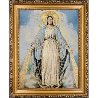 Opakowanie Obraz Haftowany Matka Boża Niepokalana 22x27,5cm