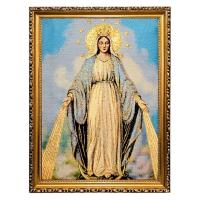 Opakowanie Obraz Haftowany Matka Boża Niepokalana 42/32cm