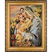 Opakowanie Obraz Haftowany Matka Boża z Dzieciątkiem 22x27,5