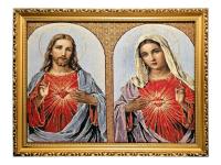 Opakowanie Obraz Haftowany Serce Maryi/SerceJezusa 32x42cm