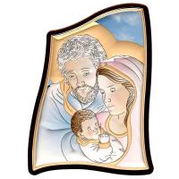 Opakowanie Obrazek srebrny Święta Rodzina 7x5cm