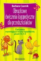 Obrazkowe ćwiczenia logopedyczne... P, B, T, D. Autor: Czarnik Barbara. SmakLiter.pl Okładka książki Obrazkowe ćwiczenia logopedyczne... P, B, T, D