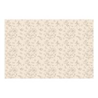 Obrus beżowe Kwiaty 180x120cm. Wydawca: PartyDeco. SmakLiter.pl Opakowanie Obrus beżowe Kwiaty 180x120cm