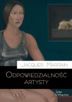 Odpowiedzialność artysty. Autor: Jacques Maritain. SmakLiter.pl Okładka książki Odpowiedzialność artysty