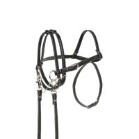 Opakowanie Ogłowie dla Hobby Horse Skippi ekoskóra czarne