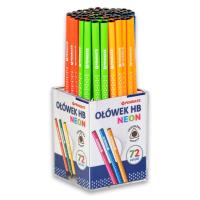 Opakowanie Ołówek trójkątny neonowy (72szt) PENMATE