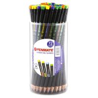 Opakowanie Ołówek trójkątny z gumką gwiazdki (72szt) PENMATE