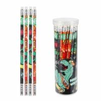 Ołówek z gumką HB Dino (48szt). Wydawca: Starpak. SmakLiter.pl Opakowanie Ołówek z gumką HB Dino (48szt)