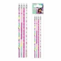 Ołówek z gumką HB Gabby's Dollhouse 4szt. Wydawca: Starpak. SmakLiter.pl Opakowanie Ołówek z gumką HB Gabby's Dollhouse 4szt