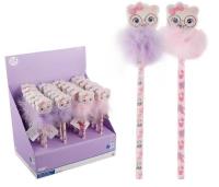 Ołówek z gumką HB Kotek (24szt). Wydawca: MP Main Paper. SmakLiter.pl Opakowanie Ołówek z gumką HB Kotek (24szt)