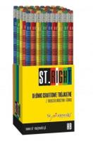 Ołówki trójkątne HB z tabliczką mnożenia (72szt). Wydawca: ST-MAJEWSKI. SmakLiter.pl Opakowanie Ołówki trójkątne HB z tabliczką mnożenia (72szt)