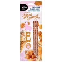 Ołówki zapachowe +gumki słony karmel KIDEA. Wydawca: Derform. SmakLiter.pl Opakowanie Ołówki zapachowe +gumki słony karmel KIDEA