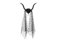 Opaska Rogi z tiulem 30x76cm czarny. Wydawca: PartyDeco. SmakLiter.pl Opakowanie Opaska Rogi z tiulem 30x76cm czarny