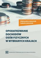 Opodatkowanie dochodów osób fizycznych.... Autor: Ostasiewicz Walenty. SmakLiter.pl Okładka książki Opodatkowanie dochodów osób fizycznych...