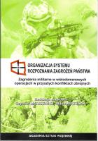 Okładka książki Organizacja systemu rozpoznania zagrożeń...