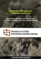 Okładka książki Organizacja systemu rozpoznania zagrożeń...