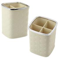 Opakowanie Organizer na pędzle 4 przegrody biały 12x9,5cm