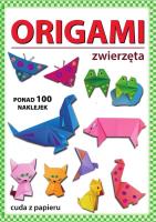 Okładka książki Origami. Zwierzęta. Ponad 100 naklejek