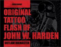 Okładka książki Original Tattoo Flash of John W. Harden wer. angielska