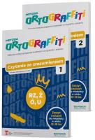 Ortograffiti Czytanie ze zrozumieniem 13-18 lat. Autor: Roksana Jędrzejewska-Wróbel. SmakLiter.pl Okładka książki Ortograffiti Czytanie ze zrozumieniem 13-18 lat