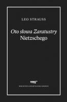 Okładka książki Oto słowa Zaratustry Nietzschego