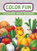 Okładka książki Owoce i warzywa. Kolorowanka. Malbuch. Colouring book
