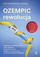 Ozempic – rewolucja. Autor: dr Alexandra Sowa. SmakLiter.pl Okładka książki Ozempic – rewolucja