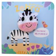 Okładka książki Pacynkowi przyjaciele. Rozbrykana zebra