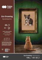 Opakowanie Paczka Blok rysunkowy ECO A3 150g. 25ark. Happy Color 5 sztuk