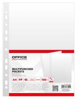 Paczka Koszulki na dokumenty Office Products PP A4 krystal 45mikr. 100szt.. Wydawca: Office Products. SmakLiter.pl Opakowanie Paczka Koszulki na dokumenty Office Products PP A4 krystal 45mikr. 100szt.