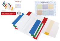 Opakowanie Paczka okładek uniwersalnych PVC +plan lekcji