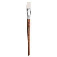 Opakowanie Paczka Pędzel Hobby nr 24 naturalny płaski 12 sztuk Happy Color