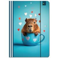 Paczka Teczka A4 z gumką Kapibara morska 5 sztuk. Wydawca: EV-Corp. SmakLiter.pl Opakowanie Paczka Teczka A4 z gumką Kapibara morska 5 sztuk