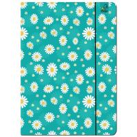 Paczka Teczka A4 z gumką Stokrotki Turkus 5 sztuk. Wydawca: EV-Corp. SmakLiter.pl Opakowanie Paczka Teczka A4 z gumką Stokrotki Turkus 5 sztuk